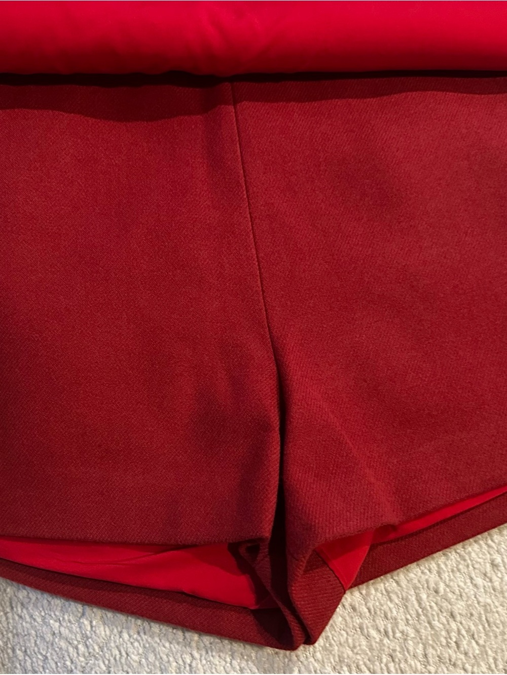 Prada Red Women's Skort